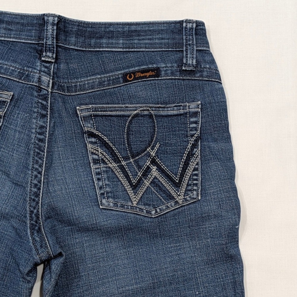 Wrangler Q-Baby Ultimate Riding Jeans Bootcut Medium Wash 7x32